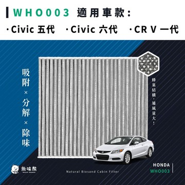 無味熊｜汽車冷氣濾網 本田 - Civic 五代 / 六代、CR V 一代 台灣製造