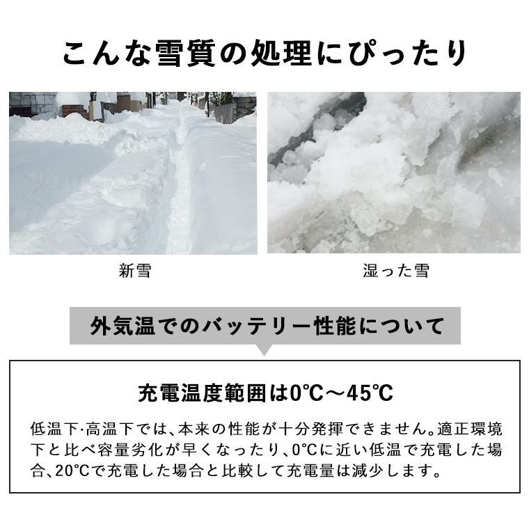 ＜即納 12月限定 直前割＞家庭用 電動除雪機 （大容量バッテリー＋急速充電器）SNE402