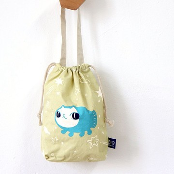 baby fishcat束口袋- Elio 魚喵散步