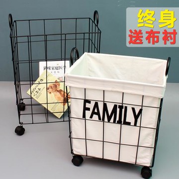 輕奢臟衣籃臟衣服收納筐家用帶蓋收納桶服裝店臟衣簍臟衣籃收納籃