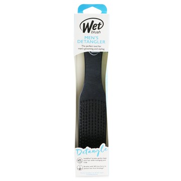 Wet Brush - 男士Detangler Leather -＃黑色