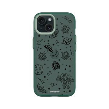 iPhone 15 Clear 憂墨綠 - 迪士尼-玩具總動員 Toy Story - 玩具總動員 - 宇宙飛行