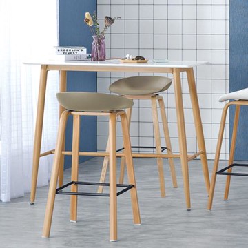 Boden-拉斯4尺雙色吧台桌/洽談桌/休閒桌