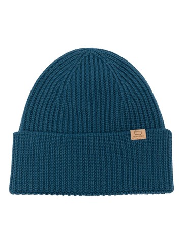 Woolrich - ribbed-knit wool beanie - men - Virgin Wool - XL - Blue
