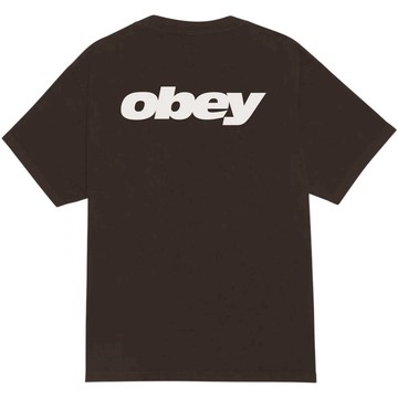 OBEY 167924254-USC BOUNCE PIGMENT TEE 短T (水洗黑色)
