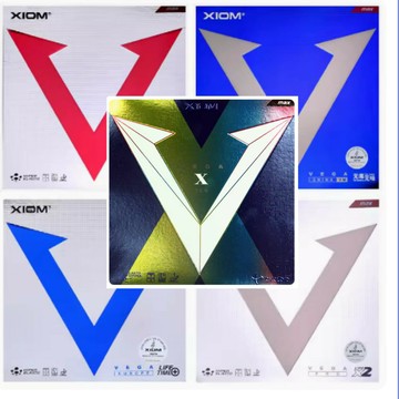 航天XIOM驕猛紅V白金V銀V天V藍V乒乓球膠皮球拍反膠套膠VEGA唯佳X