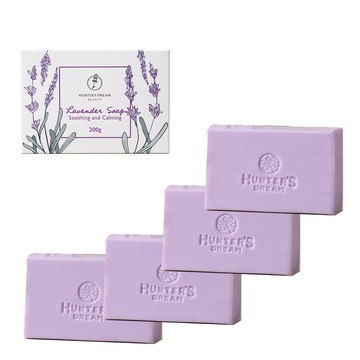 【澳洲Hunter‘s Dream】皇家薰衣草精油皂(4入組 200g/盒)