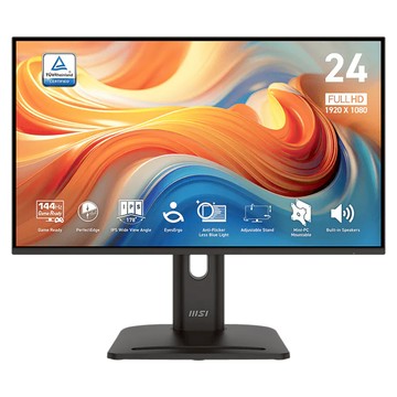 msi 微星 FHD 平面美型螢幕 Adaptive-Sync IPS 144Hz 內建喇叭 HDMI + DP + D-sub  23.8吋  PRO MP245PG E14