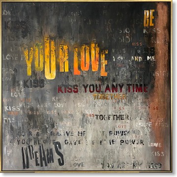 工業風文字牆面藝術 垃圾搖滾塗鴉風格藝術 大膽都市字體