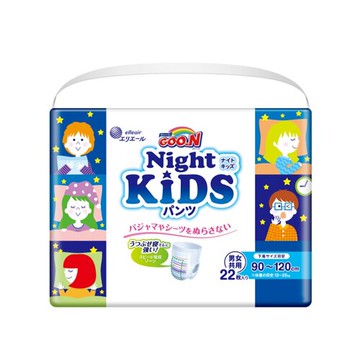 GOO.N大王 YA晚褲 Kids 22片 6包箱購