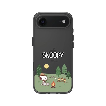 iPhone Air Clear (相機按鈕) 酷墨灰 - 史努比 Snoopy - 露營趣