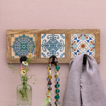 【預訂】波西米亞瓷磚掛鉤