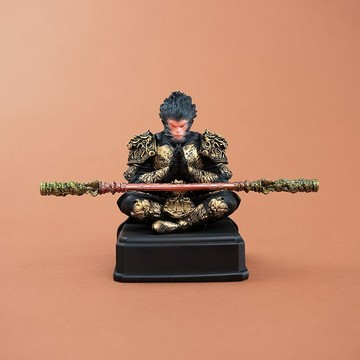 手辦✨ 手辦擺件 新款黑神話悟空齊天大圣周邊手辦典藏玩偶中式桌面擺件學生送禮