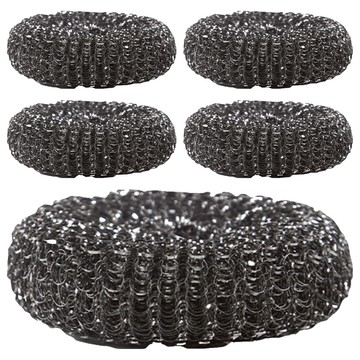 自動加液洗鍋護手清潔刷 鋼絲球  5個  1入