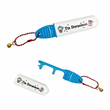 asdfkitty*日本製 哆啦A夢 抗菌 無接觸棒 防疫筆-正版商品