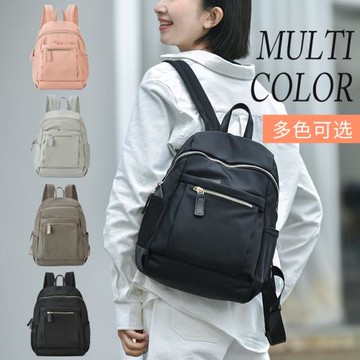雙肩包女2024新款潮旅行牛津布小背包女士百搭時尚帆布小包書包包