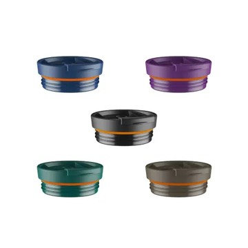 義大利 24Bottles 保溫隨行杯 密封飲蓋 - 黑