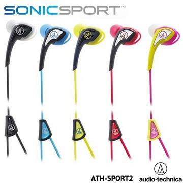 鐵三角 ATH-SPORT2  防水運動型專用耳塞式耳機