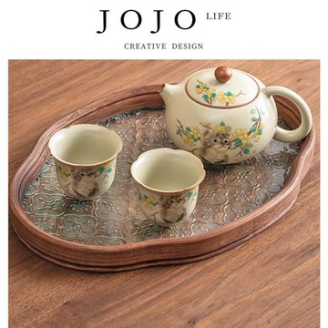 JOJO'S L. PD.vote.汝窯黃花萌貓西施壺家用泡茶單壺陶瓷 | 選票