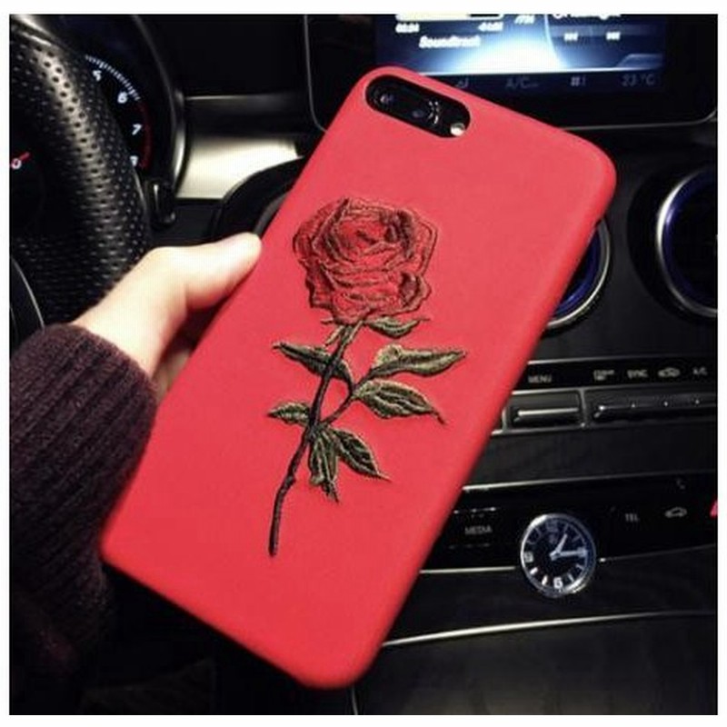 Iphonex Xs 赤 ケース 薔薇 バラ 刺繍 オシャレ 可愛い カバー 通販 Lineポイント最大get Lineショッピング