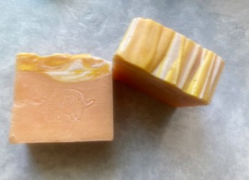 奉橘帖佛手柑安息香皂/快樂能量UP/生殖輪/孕婦也可/卓瑪愛象