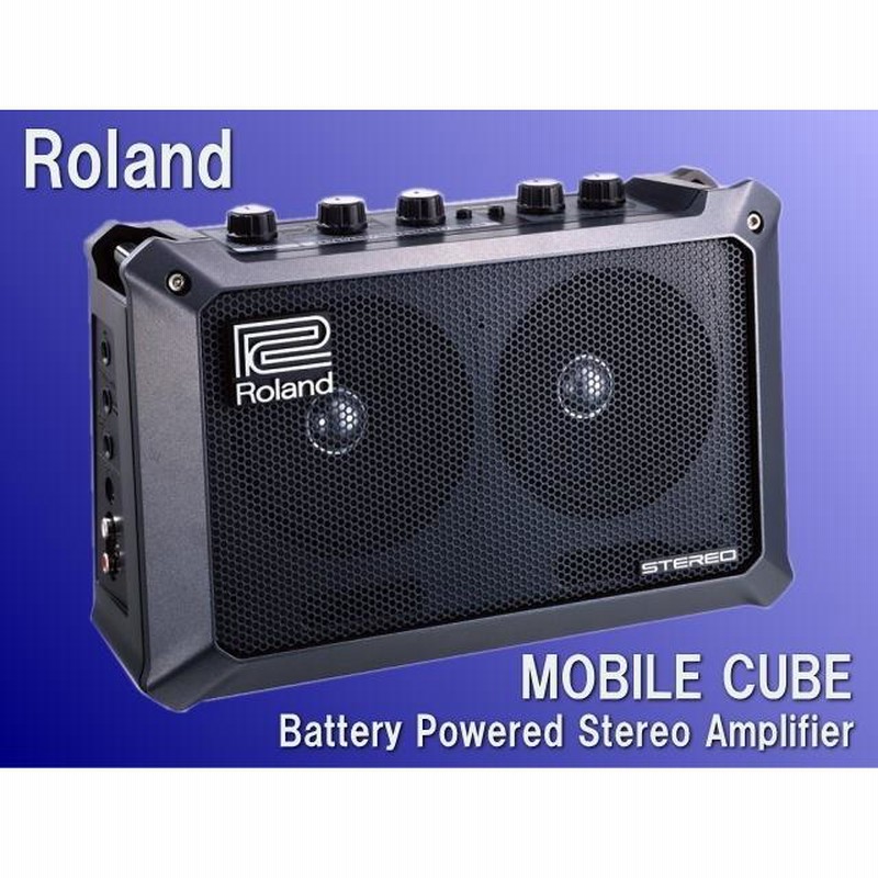Rolandローランド MOBILE CUBE ケース付き Roland 軽量・多目的アンプ