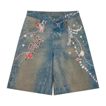 Ed Hardy 女士牛仔短褲