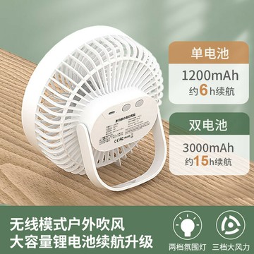 無葉風扇 便攜式usb桌面小風扇迷你靜音大風力辦公宿舍可掛吊風扇可印LOGO「限時特惠」