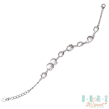 甜蜜約定 HelloKitty 可口可愛Kitty純銀手鍊