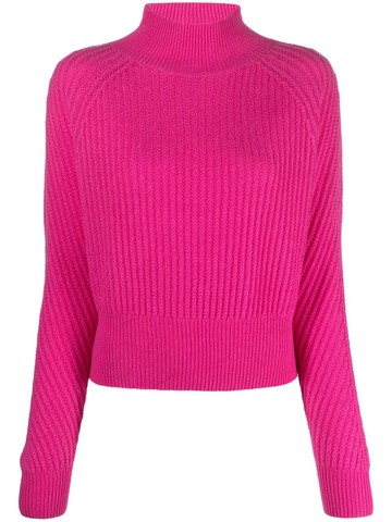 Allude - chunky-ribbed knit jumper - women - Cashmere - L - Pink