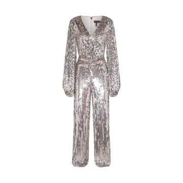 Rotate - Silver Paillettes Sirin Jumpsuit