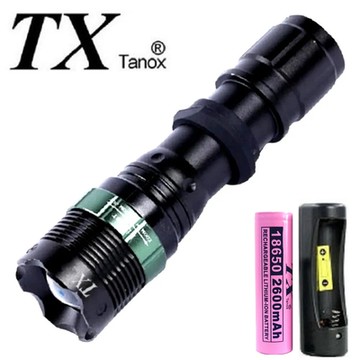 TX特林T6LED旋轉變焦強亮手電筒(T-8459-T6)