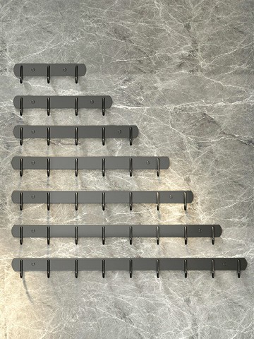 免打孔無痕強力掛鉤廚房衛生間門后多功能收納排鉤墻上衣帽鉤壁掛