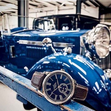 Camden Watch｜NO29系列 純英國血統 單眼秒針大錶盤紳士棕色真皮腕錶