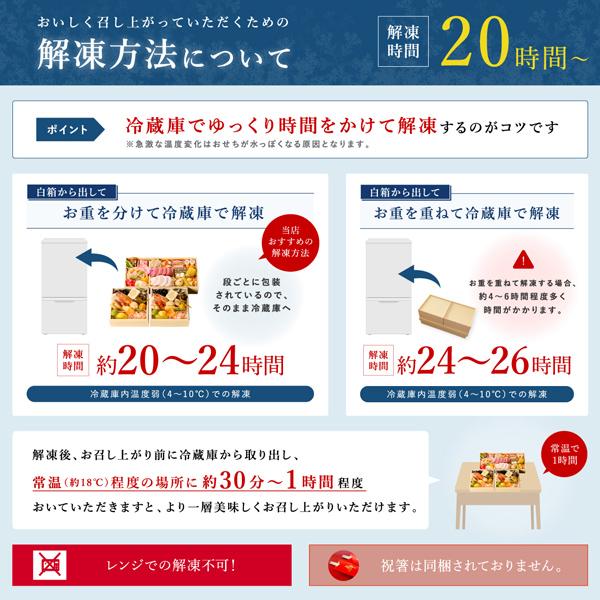 おせち 2024 おせち料理 2人前 国産素材 和洋三段重「雪月花」全34品 京都美先監修 個食 ふたり 京都 予約