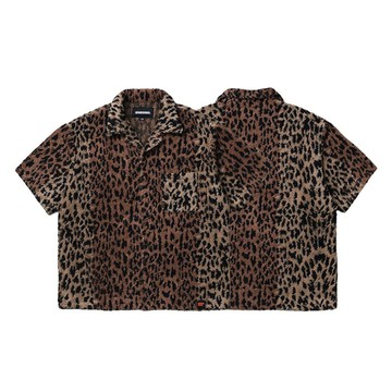 Neighborhood Nh x Hippopotamus . Terry 毛巾布 豹紋襯衫 261TSHIN-SHM