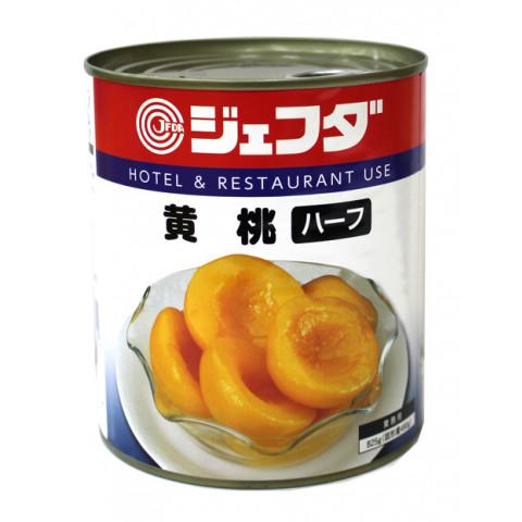 ジェフダ　黄桃(ハーフ) 中国産　825g