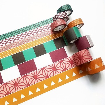 mt Wamon 日本和柄限定款 和紙膠帶 8入優惠組