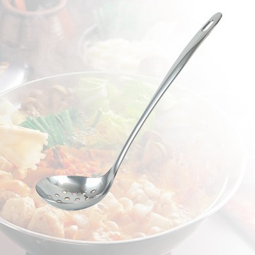 一品川流王樣韓式304不鏽鋼漏杓-中