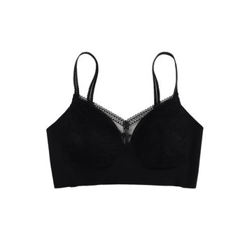 馨幫幫Bra 小清新蕾絲面小胸胸罩無鋼圈調整型文胸聚攏上托內衣女