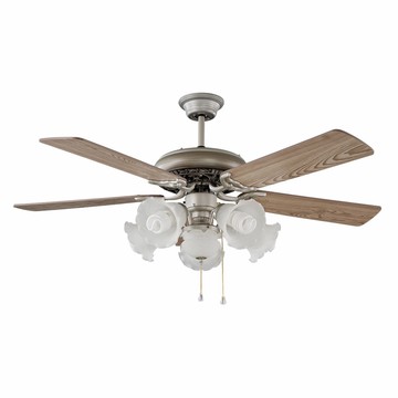 60吋幣紋銀黑吊扇燈  F17-5014