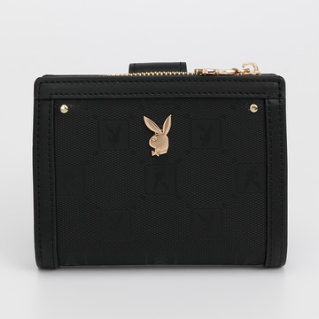 PLAYBOY - 短夾 Brilliant系列 - 黑色