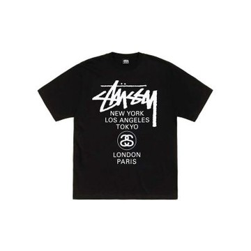 Stussy World Tour Tee 世界巡迴 短袖 黑色 3903962-BK [台灣現貨]