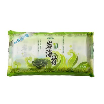 統一生機岩海苔3入14.4g