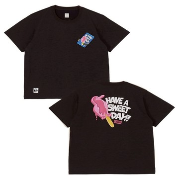 CHUMS Have A Sweet Day!! Dry T-Shirt短袖上衣 黑色-CH012536K001