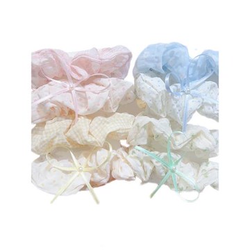 韓系蝴蝶結波點大腸發圈女2026新款甜美初中生頭繩丸子頭發圈發飾