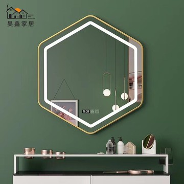 免運 破損補寄 浴室鏡 110v智能鏡 梳妝鏡 定制 智能浴室鏡LED燈觸摸屏防霧藍牙多功能壁掛洗手穿衣化妝鏡子 工廠直銷 全館免運 店長新品推薦 5h12