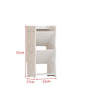 鞋柜家用門口寬20cm家用迷你歐式多層簡易鞋架經濟型小號斜插門口