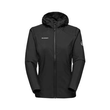 MAMMUT Rime Light IN Hybrid Hooded W 輕量繩化纖連帽外套 黑色 女款 #1013-03970