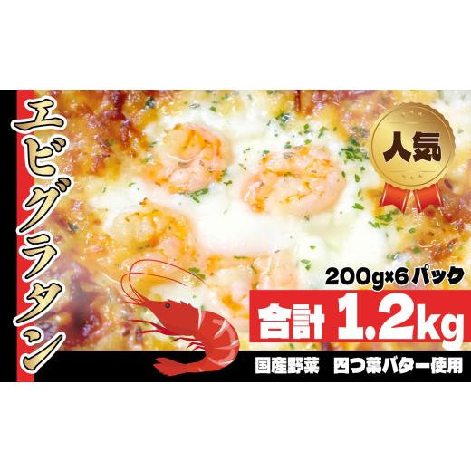 ふるさと納税 栃木県 真岡市 国産野菜を使った アメリケーヌ仕立ての エビグラタン 200g × 6パック 真岡市 栃木県 送料無料